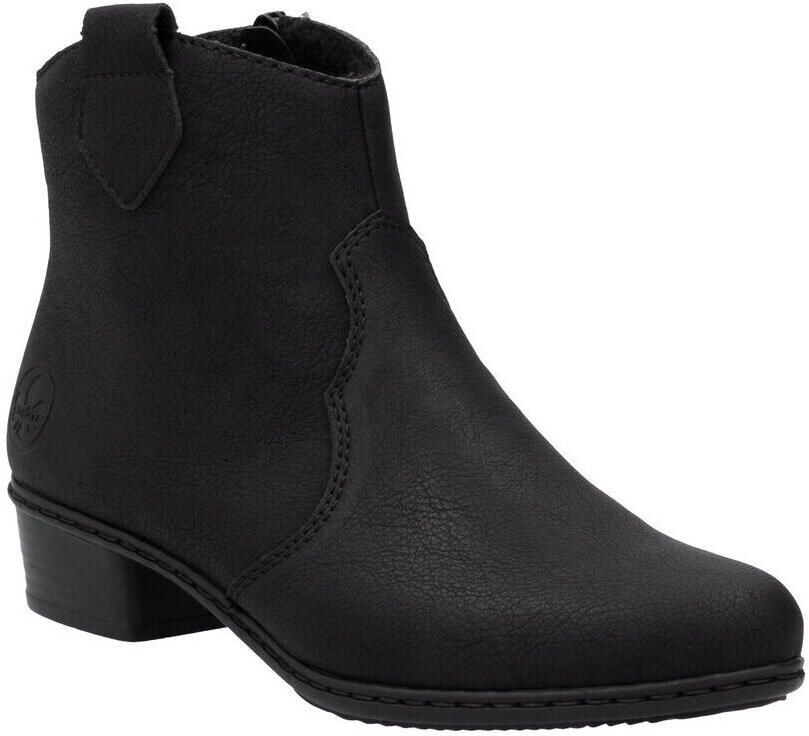Rieker Cowboylaarsjes enkellaars cowboylaarzen hakken met binnenrits
