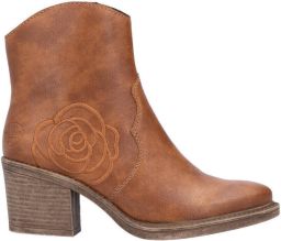 Rieker Cowboylaarsjes cowboylaarzen enkellaars hakken met bloemenborduursel aan de zijkant