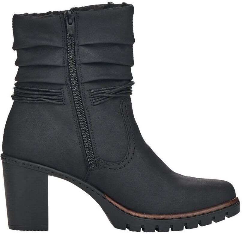 Rieker Winterlaarsjes boots trechterhak warme voering met geraffineerde schacht