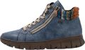 Rieker Odeon hoge leren sneakers - Blauw