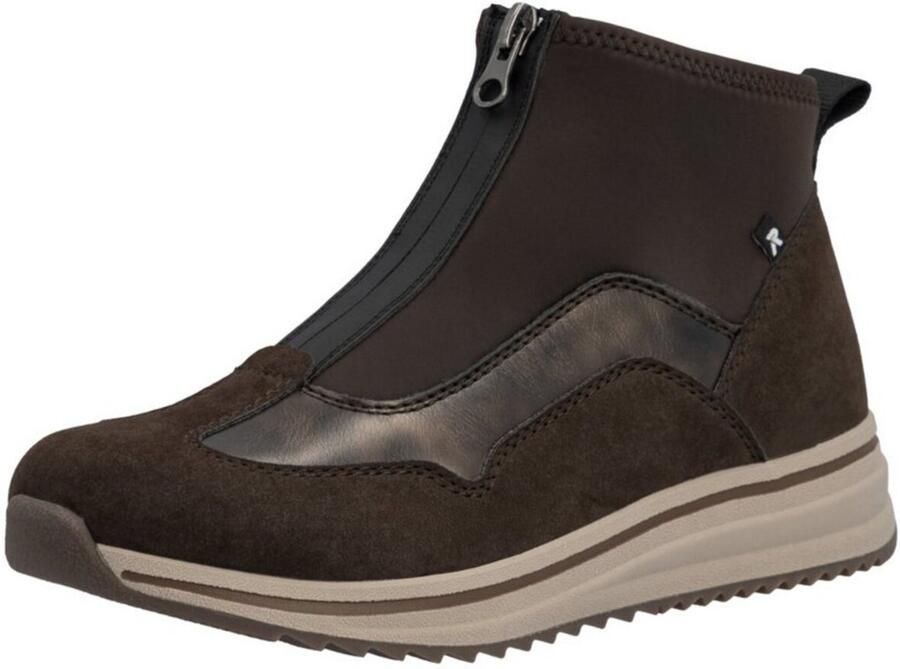Rieker dames enkellaarsjes L5851-25 bruin extra breed - Foto 2