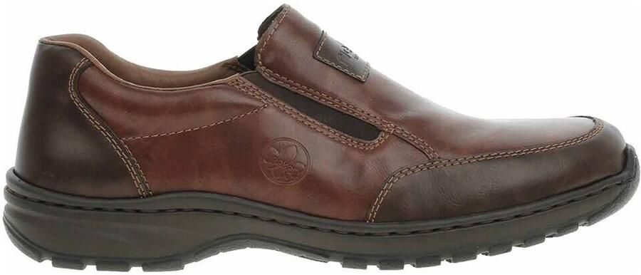 Rieker herenslipschoenen sportschoenen 03354-26 bruin extra breed - Foto 4