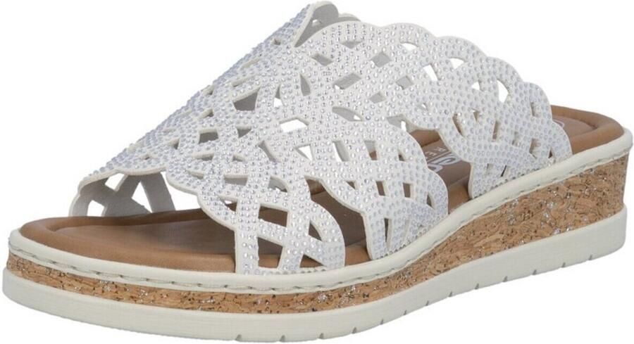 Rieker Slipper Wit - Foto 2