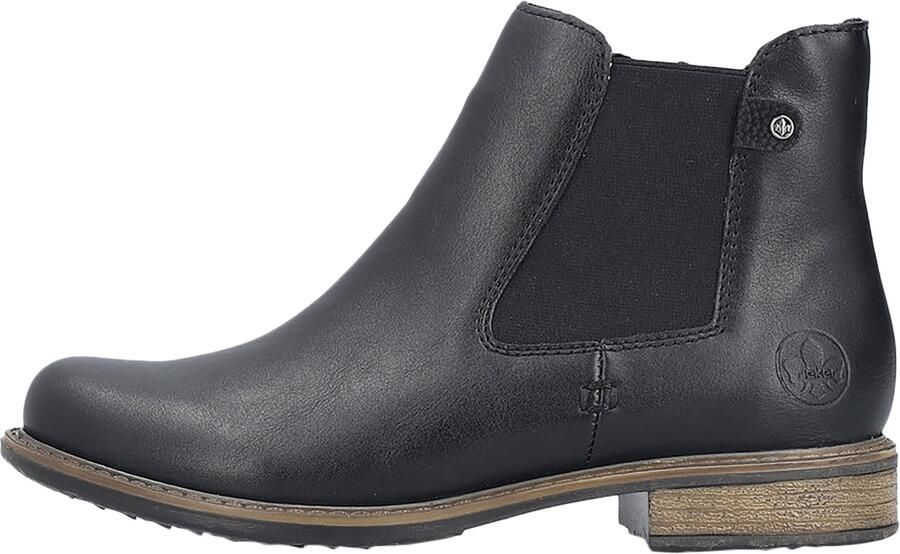 Rieker Chelsea-boots Enkellaars boots blokhak met elastisch inzetstuk