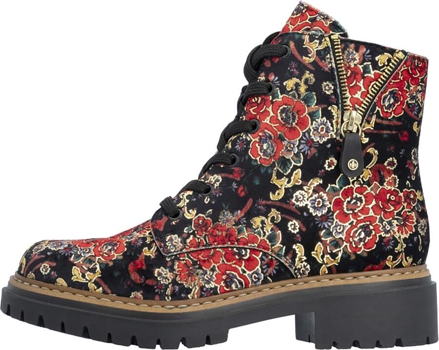 Rieker Biker Boots Textiel Veters Rits Multi - Foto 4