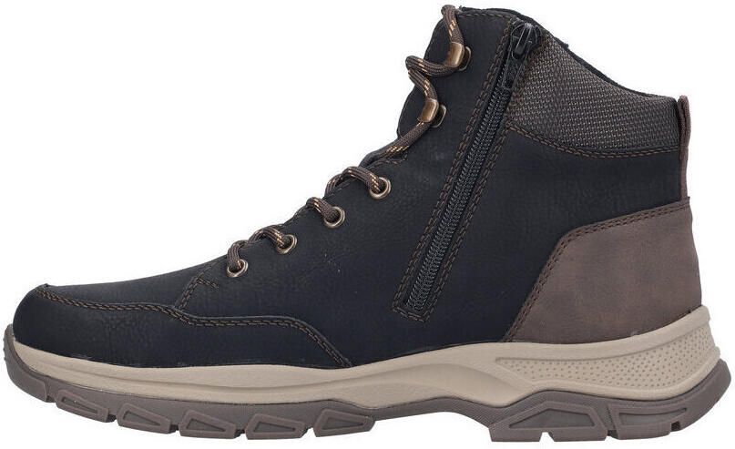 Rieker Heren Veterschoenen TEX Extra Wijd 30212 Zwart - Foto 1