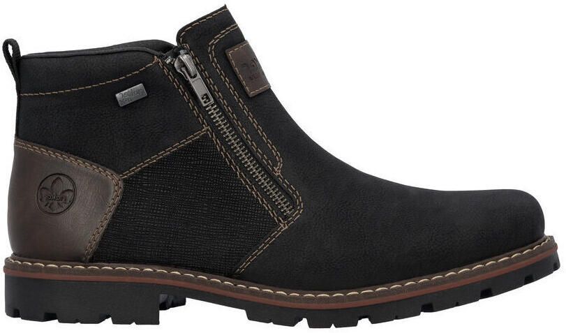 Rieker Winterlaarsjes winterboots warme voering ritsen in tex-uitvoering