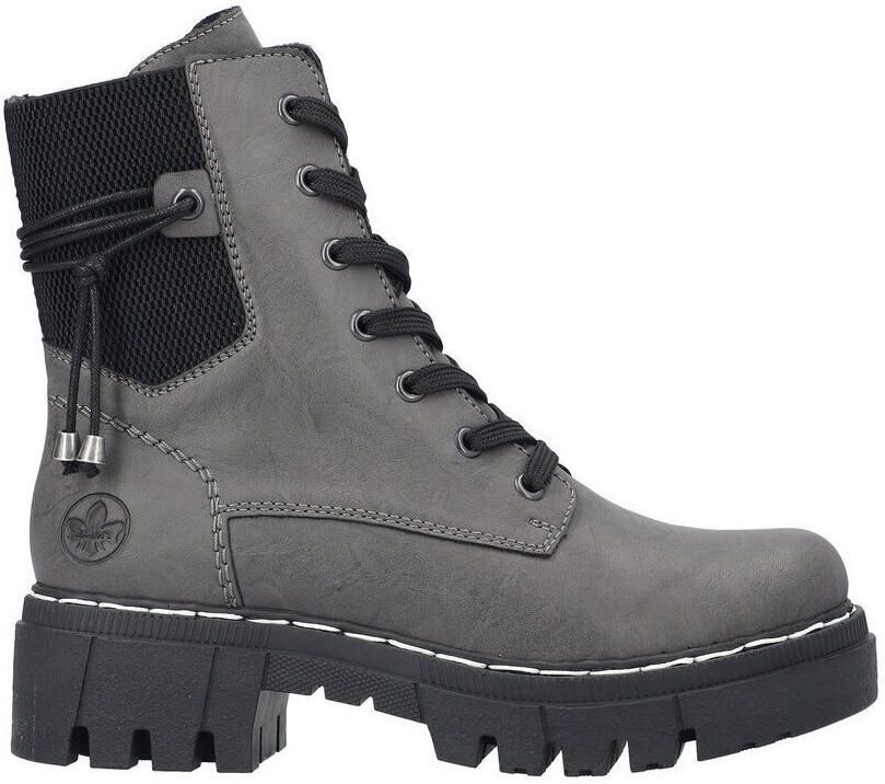 Rieker unisex veterschoenen grijs