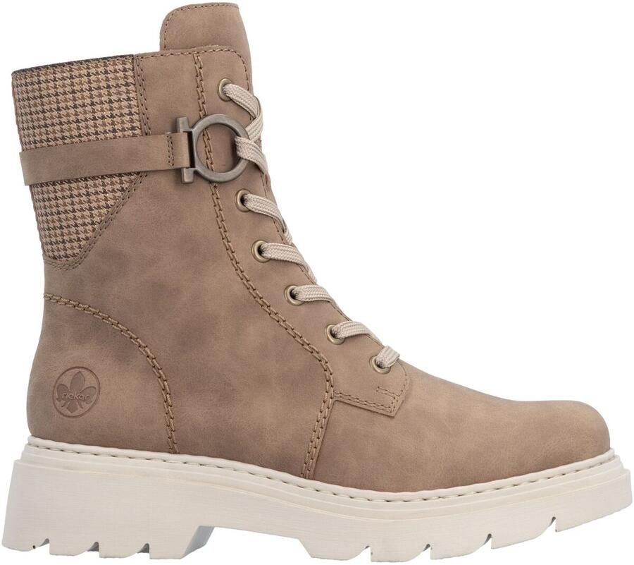 Rieker dames enkellaarsjes 76732-20 bruin - Foto 2
