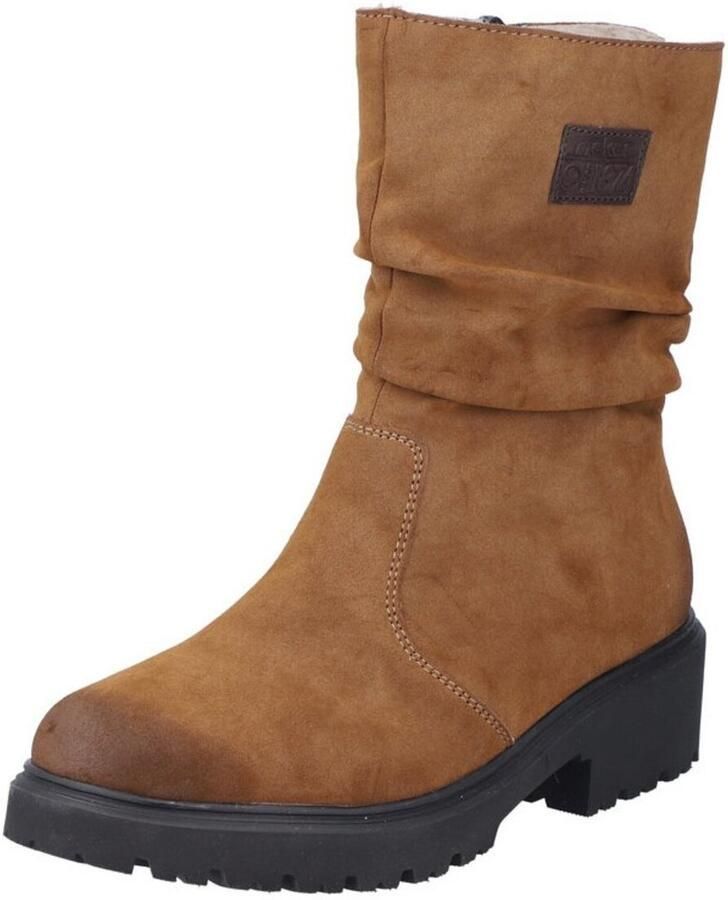 Rieker Winterlaarsjes winterlaarzen profielzool slouchy schacht met binnenrits - Foto 4