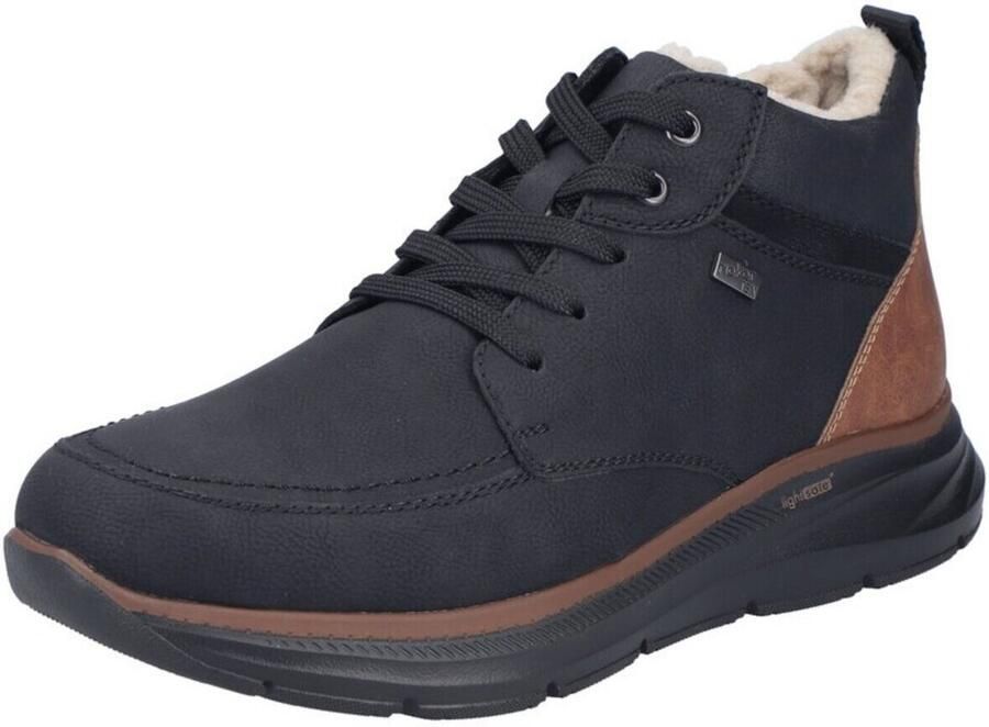 Rieker Heren B1824 00 Veterlaarzen TEX Comfortwijdte G Zwart - Foto 2