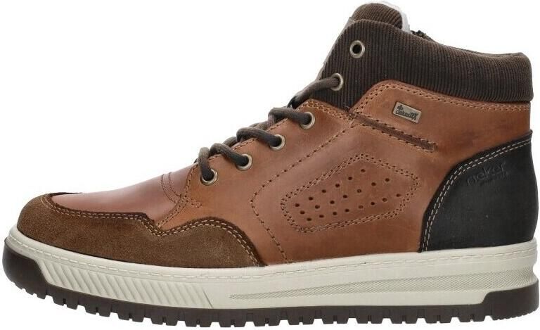 Rieker Warme waterafstotende sportieve veterschoen Brown Heren - Foto 5