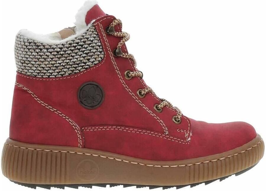 Rieker Winterlaarzen met contrastkleurige siernaden - Foto 3