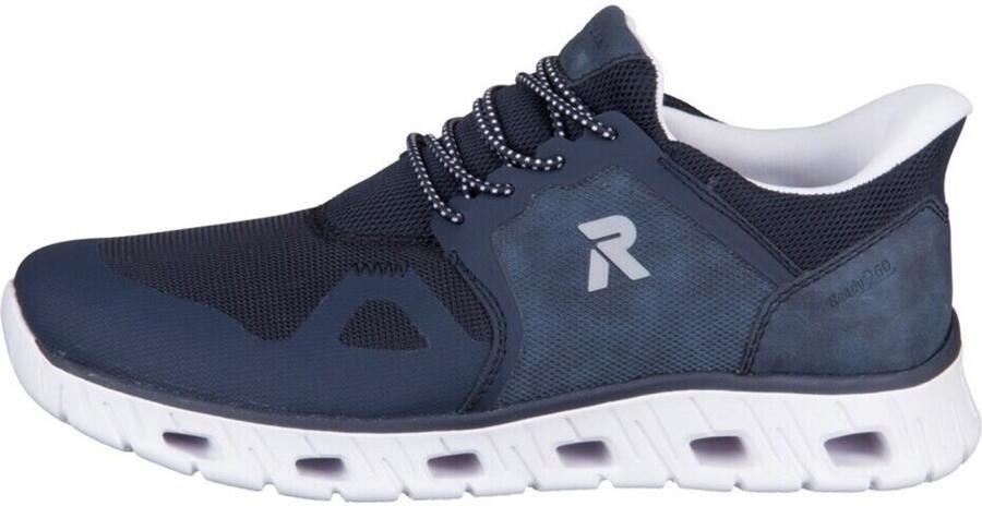 Rieker Heren Sneaker Low Ready2GO Instapper 04355-14 blauw Blue - Foto 4