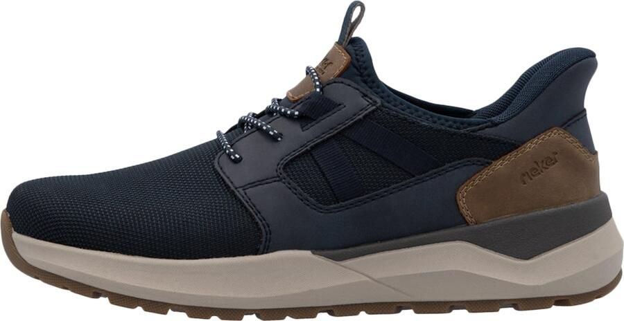 Rieker Slip-on sneakers Ready2GO Instapschoen lage schoen vrijetijdssneaker met elastiek voor goede pasvorm