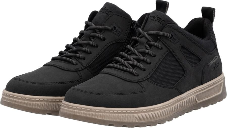Rieker Sneakers Veterschoen lage schoen outdoorschoen met gepolsterde schachtrand - Foto 3