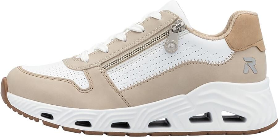 OTTO RIEKER Sport Sneakers met sleehak veterschoenen lage schoen vrijetijdssneaker met rits - Foto 10