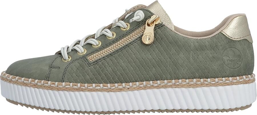 Rieker Veterschoenen Laag Veterschoenen Laag Groen - Foto 6
