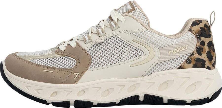 Rieker damesschoenen beige Extra breed - Foto 4