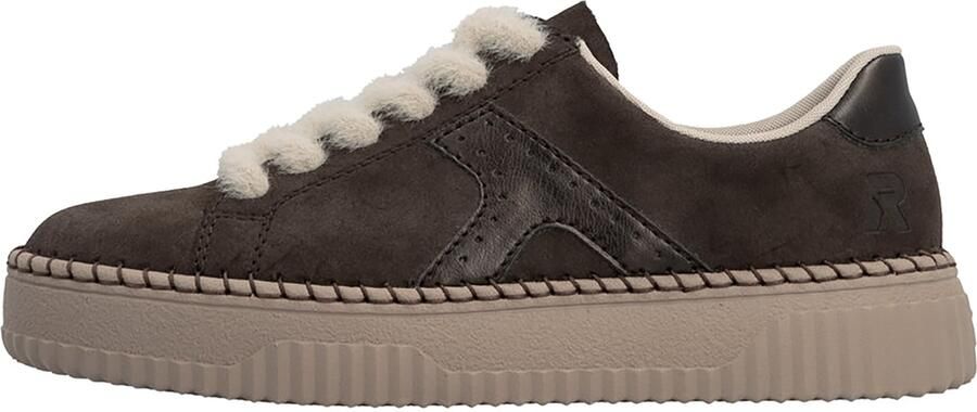 Rieker Sneakers laag kastanjebruin donkerbruin