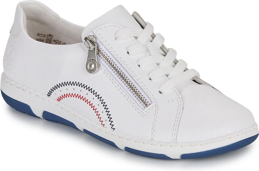 Rieker Sneakers veterschoenen lage schoen vrijetijdsschoen met zachte schacht - Foto 5
