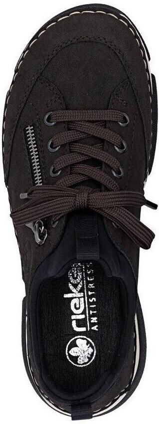 Rieker damesslippers 45973-25 donkerbruin - Foto 4