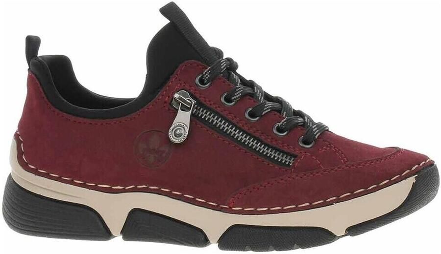 Rieker Slip-on sneakers Instapper halfhoge schoen vrijetijdsschoen met zachte binnenzool - Foto 4