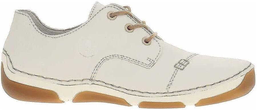 Rieker dames lage schoenen wit - Foto 3