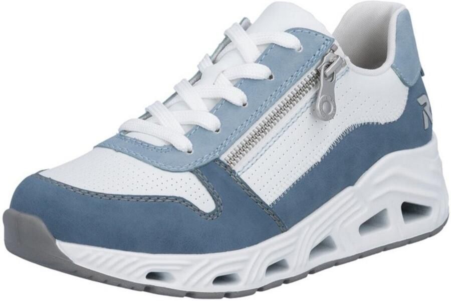 Rieker Sport Sneakers Dames Blauw - Foto 7