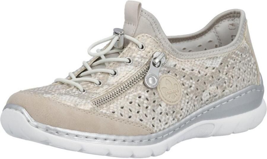 Rieker dames slip-on schoenen beige - Foto 2