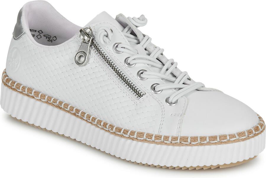 Rieker Sneakers met modieuze siernaad vrijetijdsschoen lage schoen veterschoen - Foto 8