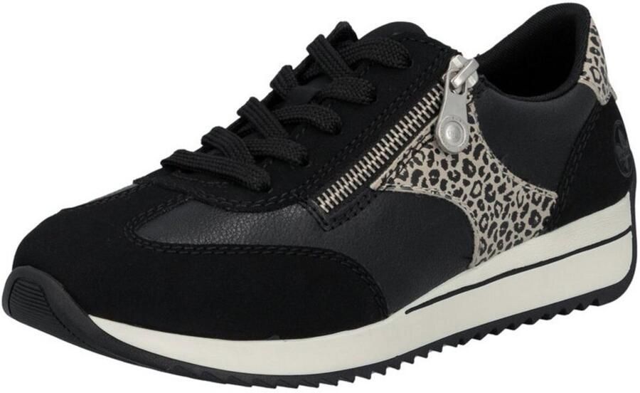 Rieker N1210 00 zwart sneaker dames - Foto 2