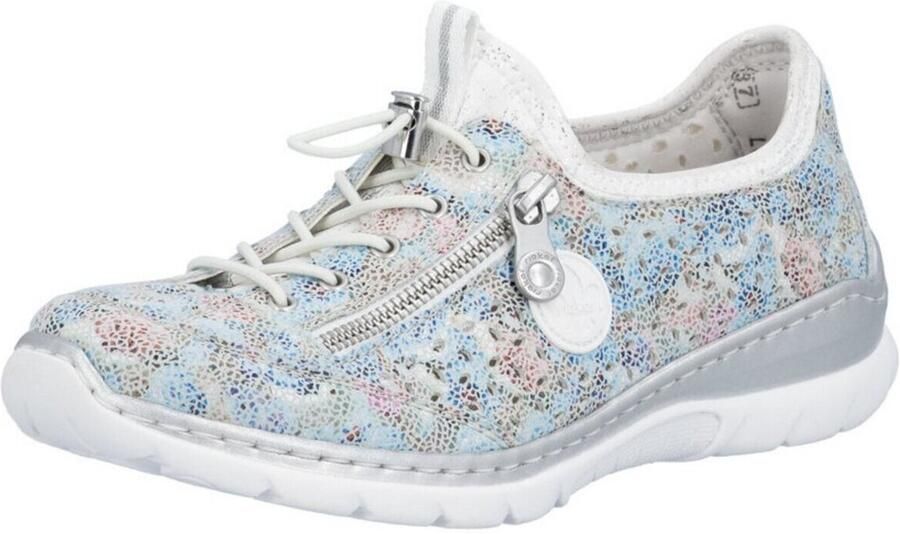 Rieker dames slip-on schoenen wit gekleurd - Foto 2