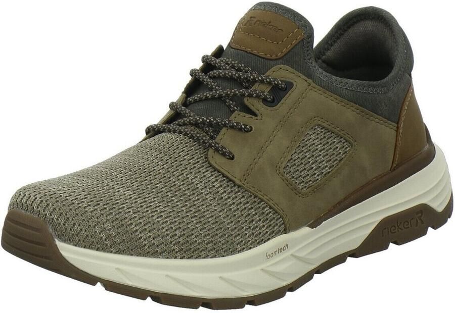 Rieker Heren Instappers 06150-64 Beige Blue - Foto 3