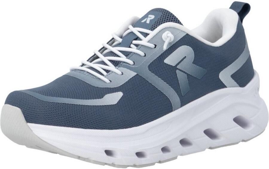 Rieker Dames Sneaker Low W3504-12 Blauw Schoenen - Foto 2