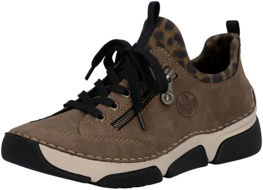 Rieker damesslippers 45973-24 bruin - Foto 2