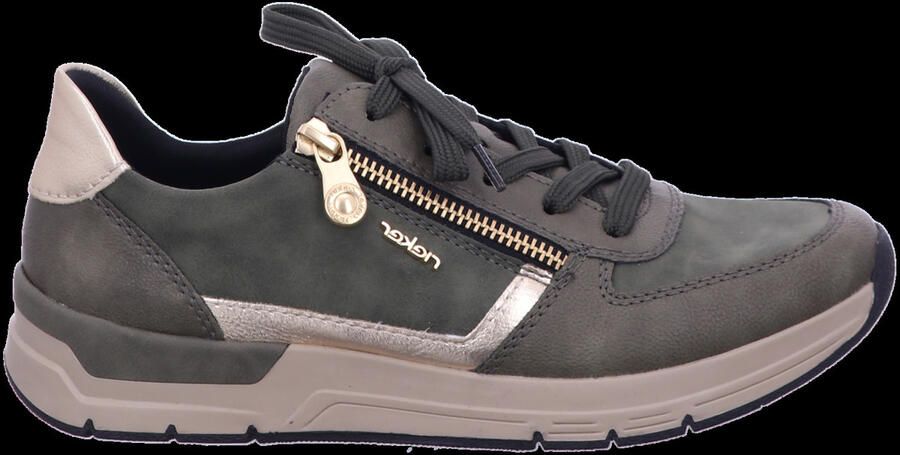 Rieker Sneakers vrijetijdsschoen veterschoen halfschoen met modieuze accenten - Foto 9