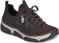 Rieker Veterschoen ' Shoes 45973' donkerbruin - Donkerbruin