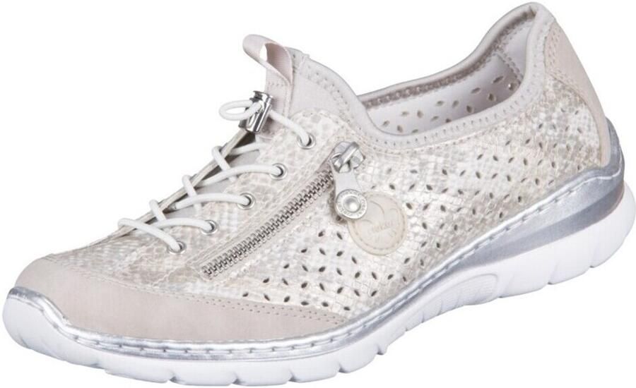 Rieker dames slip-on schoenen beige - Foto 3