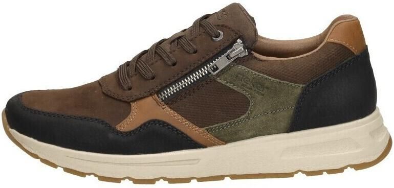 Rieker Sneakers Laag Veterschoenen Laag Donkerbruin - Foto 9