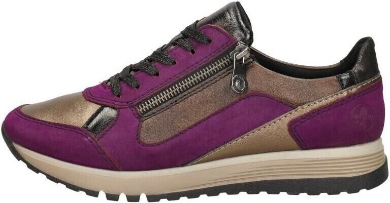 Rieker Sneakers vrijetijdsschoen lage schoen veterschoen met zachte inlegzool - Foto 4