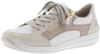 Rieker Beige en parelgrijze sneaker met stippenpatroon Multicolor Dames - Foto 17
