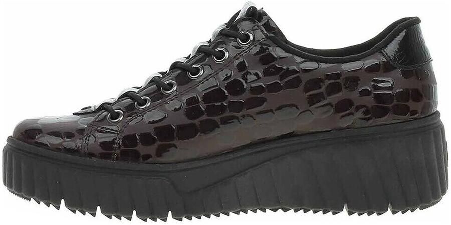 Rieker Sportieve veterschoen 'Lando Low-Top-Sneaker aus Leder' bruin - Foto 2