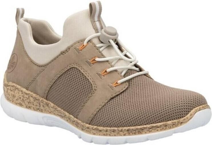 Rieker Slip-on sneakers instapschoen lage schoen slipper vrijetijdsschoen met elastische instap - Foto 2