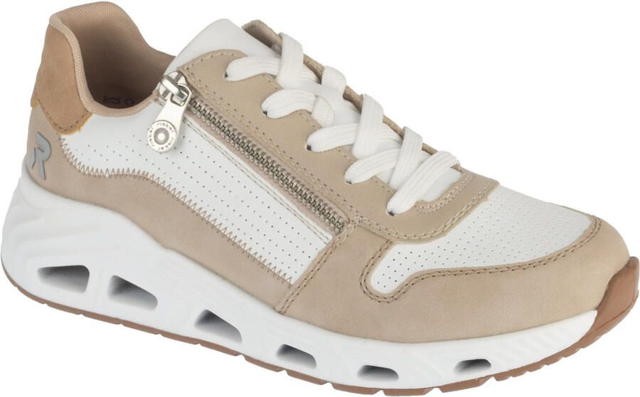 OTTO RIEKER Sport Sneakers met sleehak veterschoenen lage schoen vrijetijdssneaker met rits - Foto 9