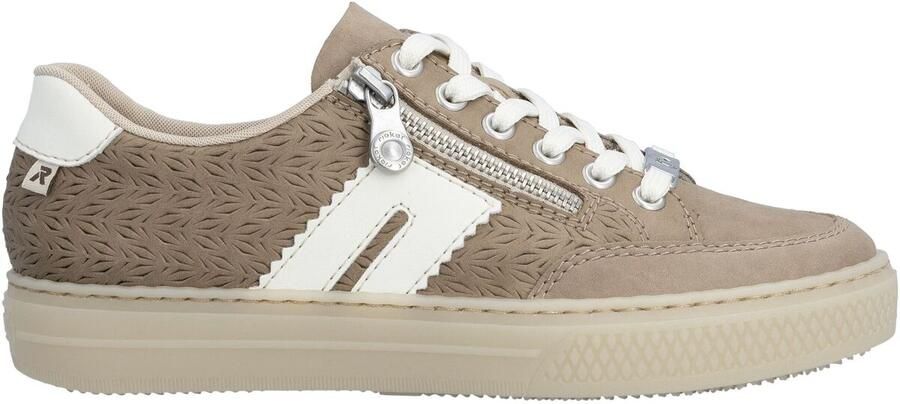 Rieker dames leren lage schoenen bruin - Foto 4