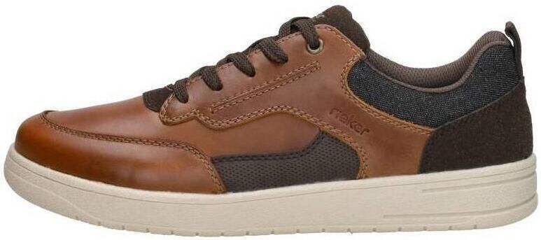 Rieker Bruine Vetersneakers met Robuuste Zool Brown Heren - Foto 5