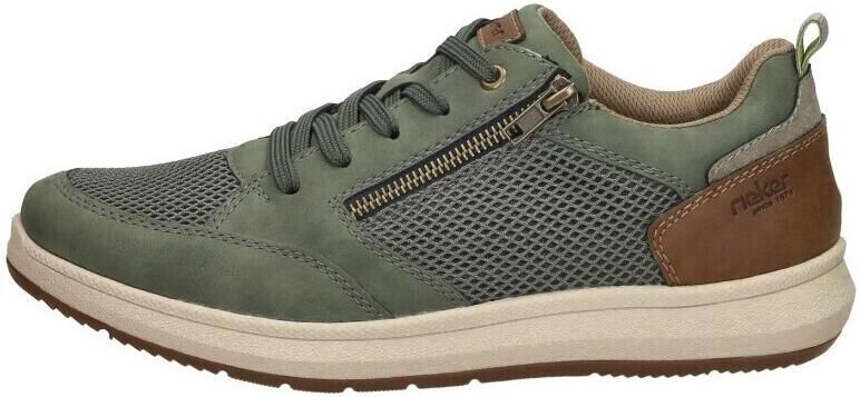 Rieker Sneakers lage schoen vrijetijdsschoen veterschoen met zij-rits - Foto 13