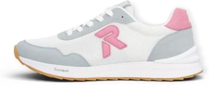 Rieker dames sportschoenen wit blauw - Foto 3