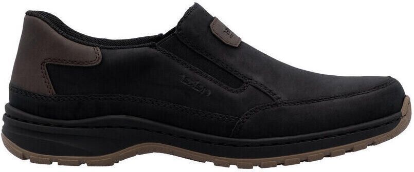 Rieker Instappers Instapschoen lage schoen slip-on sneaker met stretchinzetten